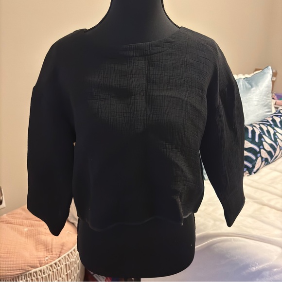 Eileen Fisher Tops - Eileen Fisher Black Crop Top